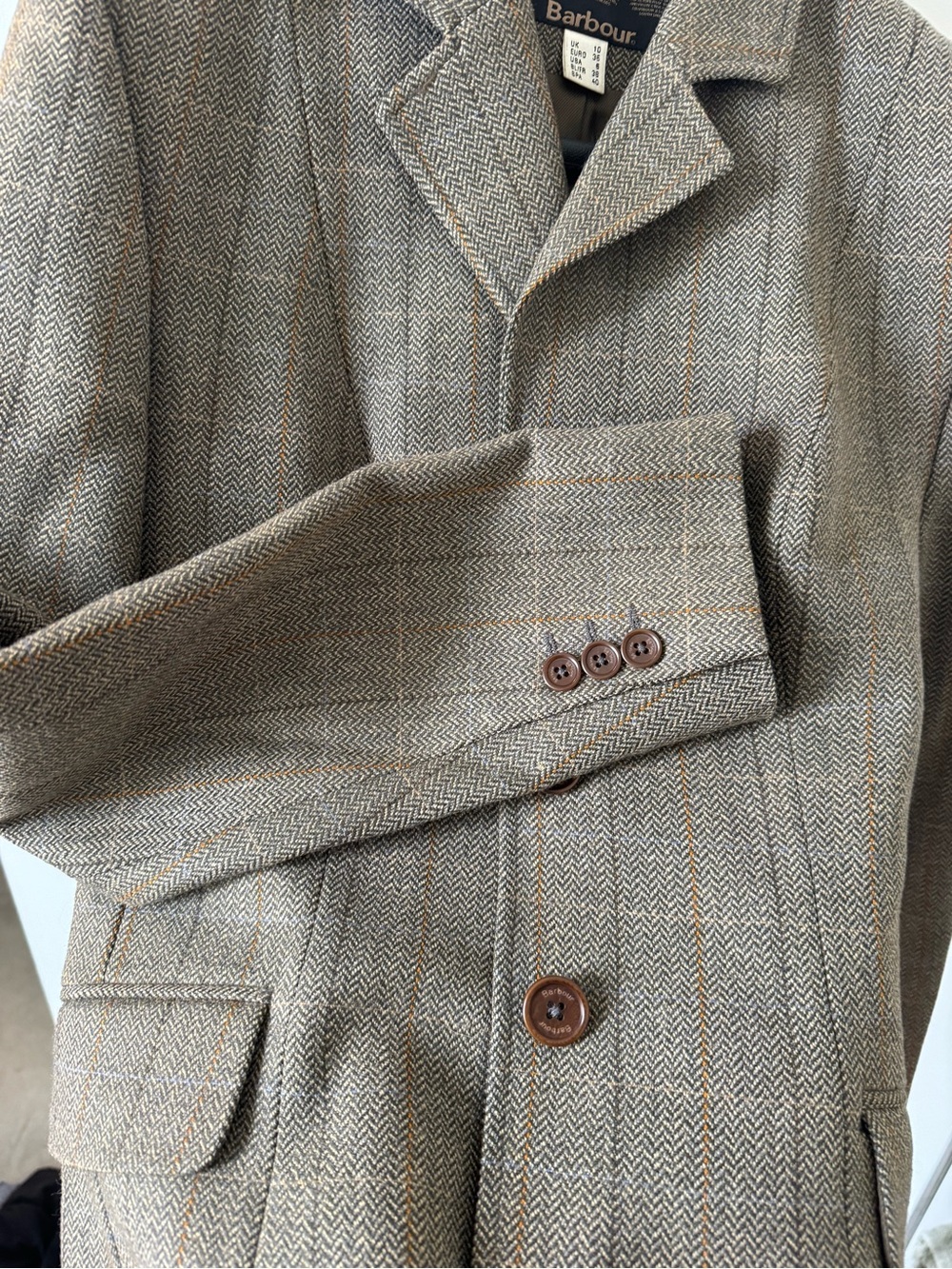 Vintage Barbour Wool Riding Jacket - Picture 7 of 7